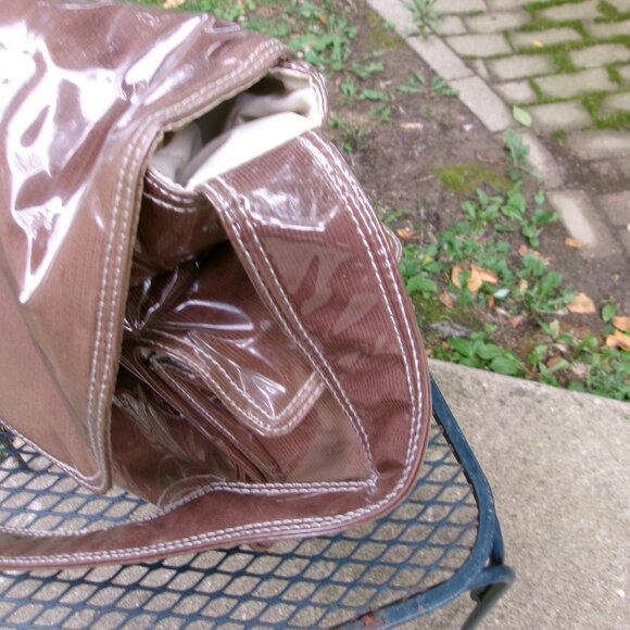 Kalencom New Orleans 2960 Chocolate Corduroy Laminated Diaper Buckle Bag NEW NWT - Picture 9 of 16